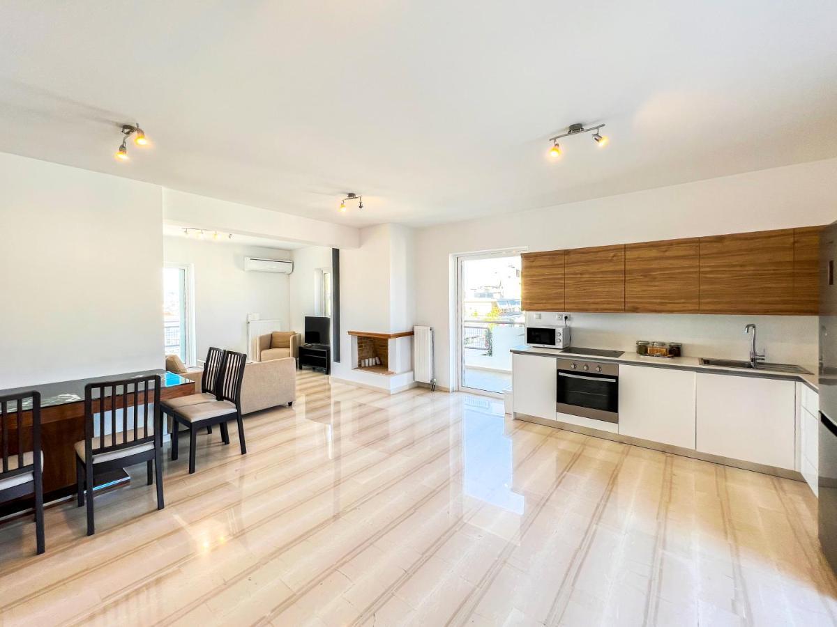 Panoramic Cityscape Maisonette In Agios Dimitrios Атина Екстериор снимка